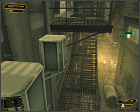 Note that youre now above your opponents - you can act in several ways here - (1) Peaceful option: Reaching the antenna - Stopping the Transmission - Deus Ex: Human Revolution - Game Guide and Walkthrough