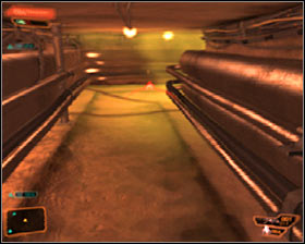 After youve reached the square, you can start choosing your way to get into the gangs headquarters - (1) Peaceful option: Reaching the antenna - Stopping the Transmission - Deus Ex: Human Revolution - Game Guide and Walkthrough