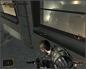 1 - (1) Getting near the main building - Following the Clues in Highland Park - Deus Ex: Human Revolution - Game Guide and Walkthrough