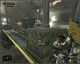 There are two more opponents to be removed - (1) Getting near the main building - Following the Clues in Highland Park - Deus Ex: Human Revolution - Game Guide and Walkthrough