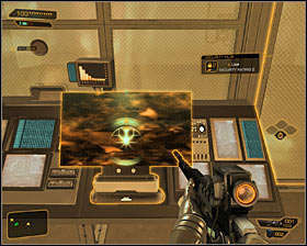 Look around the room, finding a PDA with a login wks0010 and a password usprotkt - (3) Peaceful option: Crossing by first part of the camp - Following the Clues in Highland Park - Deus Ex: Human Revolution - Game Guide and Walkthrough