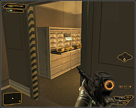 You have to choose now a starting level for exploring the second part of the camp - (3) Peaceful option: Crossing by first part of the camp - Following the Clues in Highland Park - Deus Ex: Human Revolution - Game Guide and Walkthrough
