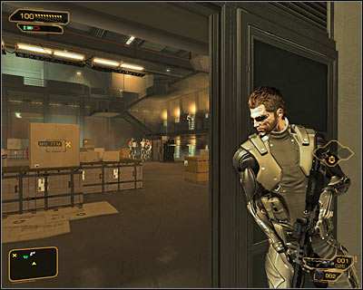 If youve turned off or reprogrammed defensive turrets, you should start exploration of a new location on level -4 - (4) Aggressive option: Crossing by second part of the camp - Following the Clues in Highland Park - Deus Ex: Human Revolution - Game Guide and Walkthrough