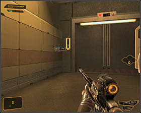 When you decide that youre ready, go to the south-western part of the facility #1, visiting the clinic (door to the right) along the way - (5) Getting to the second elevator - Following the Clues in Highland Park - Deus Ex: Human Revolution - Game Guide and Walkthrough