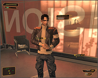Walk to Pritchard and start the conversation with him - (1) Meeting with Pritchard - Whispers of Conspiracy - Deus Ex: Human Revolution - Game Guide and Walkthrough