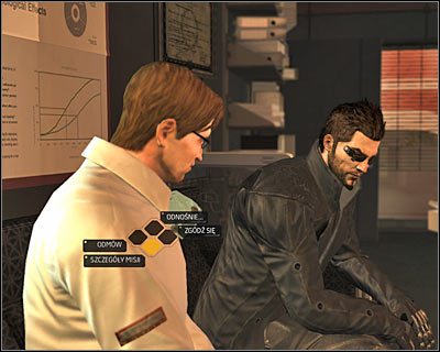 Youll find Tim Carella sitting on the couch in the main characters building, located on the third floor of Sarif Industries headquarters - Lesser Evils (steps 1-3) - Side quests - Deus Ex: Human Revolution - Game Guide and Walkthrough
