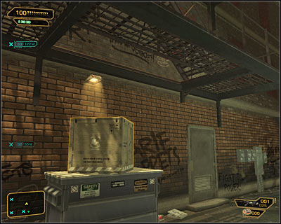 A second option is to use the partially damaged external staircase of the building where Tindall lives - Lesser Evils (steps 1-3) - Side quests - Deus Ex: Human Revolution - Game Guide and Walkthrough