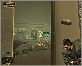 Approach the electronic lock #1 and enter previously obtained code 3733 - Cloak & Daggers (steps 4-7) - Side quests - Deus Ex: Human Revolution - Game Guide and Walkthrough