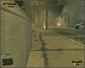 Map legend: 1 - Main entrance to the gang headquarters; 2 - Descent to the sewers - Cloak & Daggers (steps 8-9) - Side quests - Deus Ex: Human Revolution - Game Guide and Walkthrough