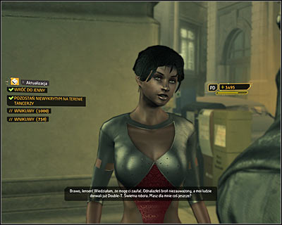Since youve done all tasks, you can return to Jenny and report to her - Cloak & Daggers (steps 10-13) - Side quests - Deus Ex: Human Revolution - Game Guide and Walkthrough