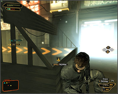 Aside from enemies using their weapons you will also have to watch out for grenades landing close to your position - (3) Aggressive solution: Entering the Hengsha Court Gardens building - Hunting the Hacker - Deus Ex: Human Revolution - Game Guide and Walkthrough