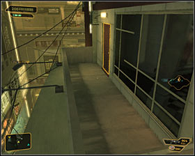 It's a much better idea to find an alternative way to get to the apartment - (9) Acquiring a Tai Yong employee card - Hunting the Hacker - Deus Ex: Human Revolution - Game Guide and Walkthrough