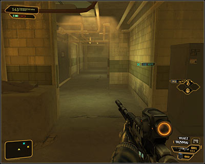 Both methods shown above will allow you to get to the exit from the laundry room - (12) Travelling through the laundry room area - Hunting the Hacker - Deus Ex: Human Revolution - Game Guide and Walkthrough