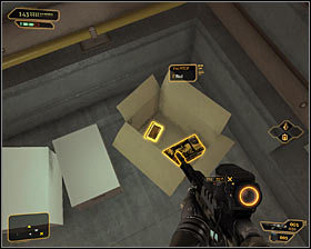 Using the ventilation shaft will allow you to get to a tunnel located below the main room #1 - (4) Peaceful solution: Travelling through the cryo-sterilization room - Searching for Proof - Deus Ex: Human Revolution - Game Guide and Walkthrough
