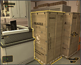 Make sure it's safe before leaving cover and start exploring the area - (7) Aggressive solution: Travelling through the laboratories - Searching for Proof - Deus Ex: Human Revolution - Game Guide and Walkthrough