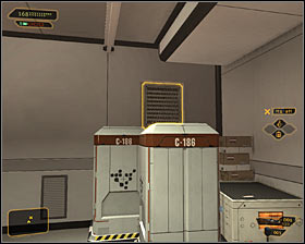 Two other methods will require you to go to the southern storage room which was being guarded by one of the soldiers #1 - (8) Peaceful solution: Reaching the Data Core - Searching for Proof - Deus Ex: Human Revolution - Game Guide and Walkthrough