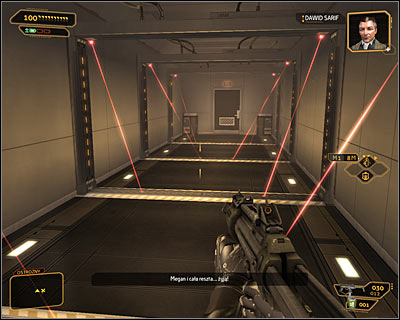 Start off by exploring the room where you've watched the recording to find an Ebook - (1) Aggressive solution: Going through the offices - Entering the Dragon's Lair - Deus Ex: Human Revolution - Game Guide and Walkthrough