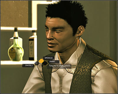 Ask Bobby Bao about the operation as soon as you've initiated the conversation - Bar Tab (steps 1-4) - Side quests - Deus Ex: Human Revolution - Game Guide and Walkthrough