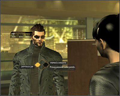 There's one more way to end this conversation and that is to use your Social Enhancer implant - Bar Tab (steps 5-7) - Side quests - Deus Ex: Human Revolution - Game Guide and Walkthrough