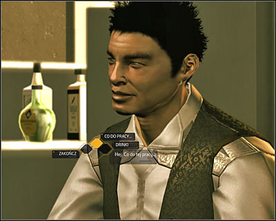 Approach the bar and initiate a second conversation with Bobby Bao - Bar Tab (steps 5-7) - Side quests - Deus Ex: Human Revolution - Game Guide and Walkthrough