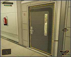 4 - (1) Reaching room 404 - Confronting Eliza Cassan - Deus Ex: Human Revolution - Game Guide and Walkthrough
