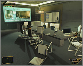 5 - (1) Reaching room 404 - Confronting Eliza Cassan - Deus Ex: Human Revolution - Game Guide and Walkthrough