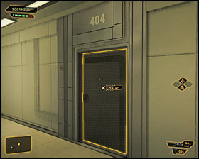 12 - (1) Reaching room 404 - Confronting Eliza Cassan - Deus Ex: Human Revolution - Game Guide and Walkthrough