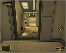 The second option implies reaching the lobby - (2) Peaceful solution: Getting out of the ambush - Confronting Eliza Cassan - Deus Ex: Human Revolution - Game Guide and Walkthrough