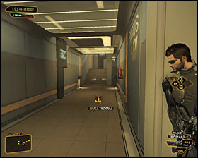 7 - (3) Peaceful solution: Reaching the staircase at the back of the studio - Confronting Eliza Cassan - Deus Ex: Human Revolution - Game Guide and Walkthrough