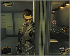 4 - (7) Peaceful solution: Reaching the staircase - Confronting Eliza Cassan - Deus Ex: Human Revolution - Game Guide and Walkthrough