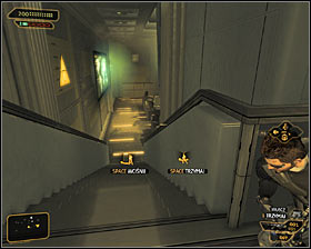 15 - (7) Peaceful solution: Reaching the staircase - Confronting Eliza Cassan - Deus Ex: Human Revolution - Game Guide and Walkthrough