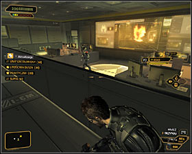 Note that by turning off the local camera you can easily knock out both guards - (9) Peaceful solution: Reaching room 802-11 - Confronting Eliza Cassan - Deus Ex: Human Revolution - Game Guide and Walkthrough