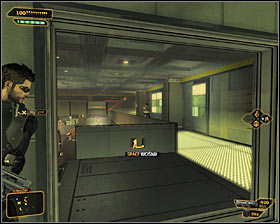 All other options imply choosing the eastern corridor #1 - (9) Aggressive solution: Reaching room 802-11 - Confronting Eliza Cassan - Deus Ex: Human Revolution - Game Guide and Walkthrough