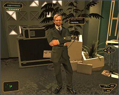 After reaching the last room, look around for an Ebook and a computer terminal with level 4 security - (3) Talking with Taggart - Finding Isaias Sandoval - Deus Ex: Human Revolution - Game Guide and Walkthrough