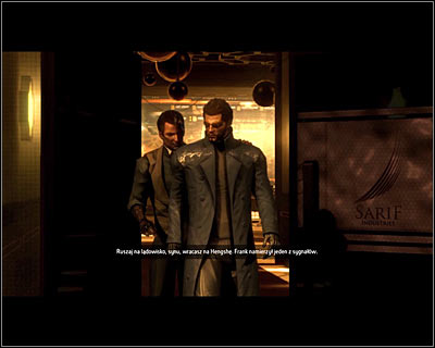 The meeting with Darrow will end with the appearance of Sarif - (1) Reaching Sarif's office - Cashing In Old Favors - Deus Ex: Human Revolution - Game Guide and Walkthrough