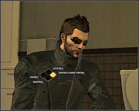 Get out of the toilet and look around the previous room - Acquaintances Forgotten (steps 1-3) - Side quests - Deus Ex: Human Revolution - Game Guide and Walkthrough