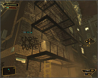 Michelle has an apartment in the central part of the location - Acquaintances Forgotten (steps 4-8) - Side quests - Deus Ex: Human Revolution - Game Guide and Walkthrough