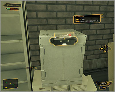 Now approach the safe (screen above) beside which one of the men in black was standing - Acquaintances Forgotten (steps 4-8) - Side quests - Deus Ex: Human Revolution - Game Guide and Walkthrough