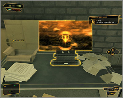 Start off by approaching the computer terminal located on the left side (screen above), which has a level 3 security - Acquaintances Forgotten (steps 4-8) - Side quests - Deus Ex: Human Revolution - Game Guide and Walkthrough