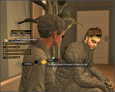 Move on to the further part of the conversation - Acquaintances Forgotten (steps 4-8) - Side quests - Deus Ex: Human Revolution - Game Guide and Walkthrough