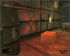 Another mine is placed on the right wall #1, but don't stand up to reach it as it could lead to a detonation - Smash the State (step 4) - Side quests - Deus Ex: Human Revolution - Game Guide and Walkthrough
