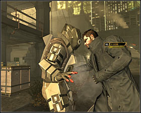 This quests starts not far from the crash site and the battle can be fought in several ways - (1) Aggressive solution: Getting out of the construction site - Find Vasili Sevchenkos GPL Device - Deus Ex: Human Revolution - Game Guide and Walkthrough
