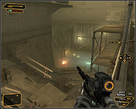 6 - (1) Aggressive solution: Getting out of the construction site - Find Vasili Sevchenkos GPL Device - Deus Ex: Human Revolution - Game Guide and Walkthrough