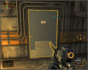 An alternative way to go through the sewers is to activate your camouflage (the Glass-Shield Cloaking System augmentation) #1, but of course only if you have enough batteries and rest often - (4) Peaceful solution: Getting into the Harvesters hideout - Find Vasili Sevchenkos GPL Device - Deus Ex: Human Revolution - Game Guide and Walkthrough