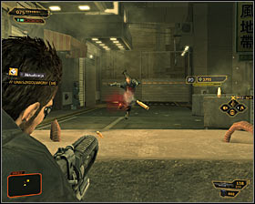A second option is to use the main entrance to the Harvesters hideout - (4) Aggressive solution: Getting into the Harvesters hideout - Find Vasili Sevchenkos GPL Device - Deus Ex: Human Revolution - Game Guide and Walkthrough