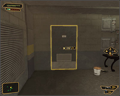 Make sure that you explored entire area before you decide to leave the Harvesters hideout - (1) Leaving the Harvesters hideout - Stowing Away - Deus Ex: Human Revolution - Game Guide and Walkthrough