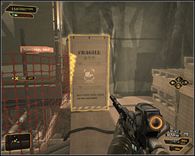 4 - (3) Getting into the port area - Stowing Away - Deus Ex: Human Revolution - Game Guide and Walkthrough