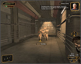 If you do not want to use a camouflage or you cant use it, then choose an alternative path to your target - (5) Peaceful solution: Getting inside the port warehouse - Stowing Away - Deus Ex: Human Revolution - Game Guide and Walkthrough