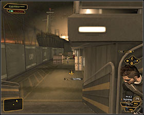 7 - (5) Peaceful solution: Getting inside the port warehouse - Stowing Away - Deus Ex: Human Revolution - Game Guide and Walkthrough