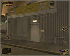 9 - (5) Peaceful solution: Getting inside the port warehouse - Stowing Away - Deus Ex: Human Revolution - Game Guide and Walkthrough